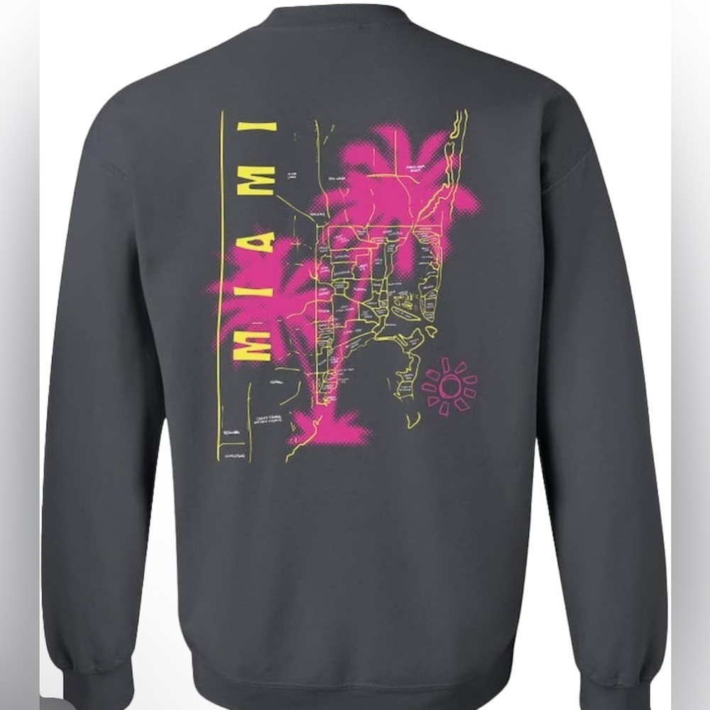 Pitbull Mr 305 Miami crew neck neck sweatshirt